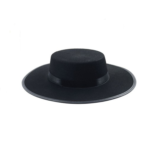 Sombrero Cordobes Negro Adulto