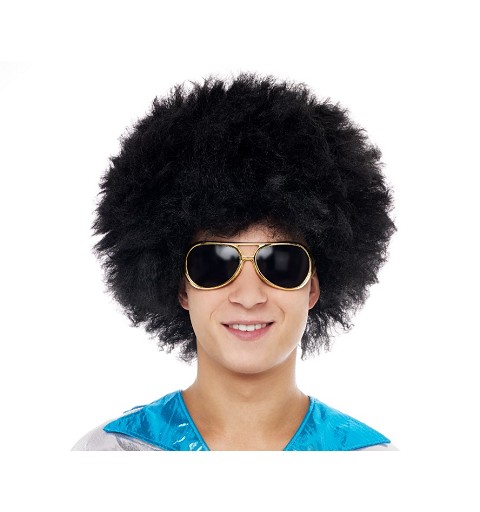 Peluca Extra Afro Negra