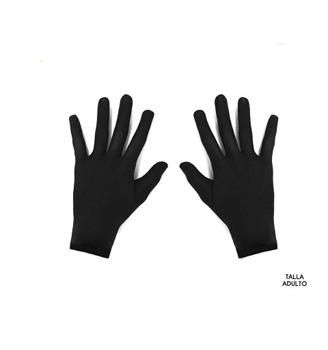 Guantes Cortos Negros para...