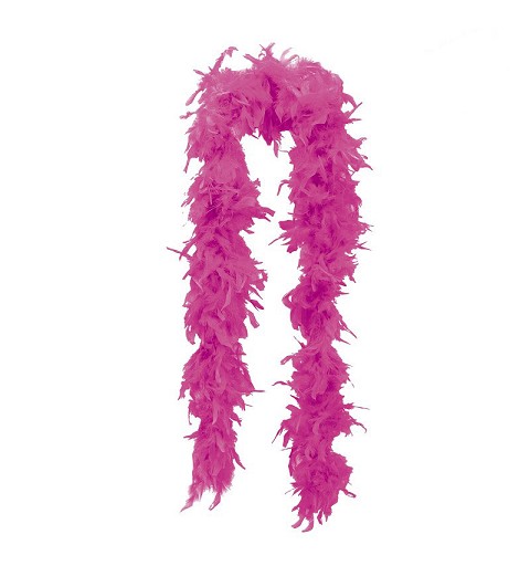 Boa Marabú Fucsia de 180 cm