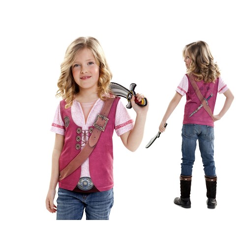 Camiseta Pirate Girl Infantil