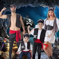 Disfraces de Piratas con Pañuelo